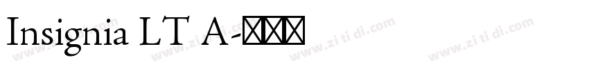 Insignia LT A字体转换